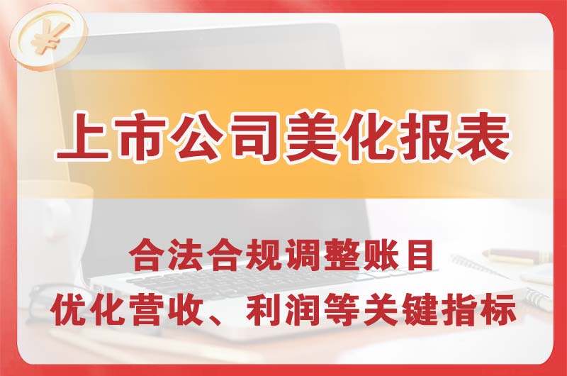 庄河上市公司美化报表